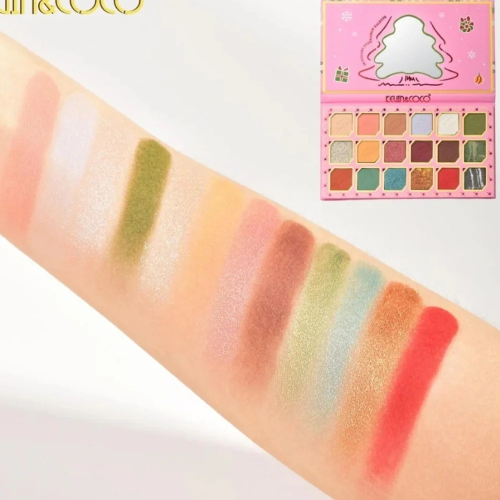 Kevin & Coco Christmas Eternal Love 18-Color Eyeshadow Palette New Sealed